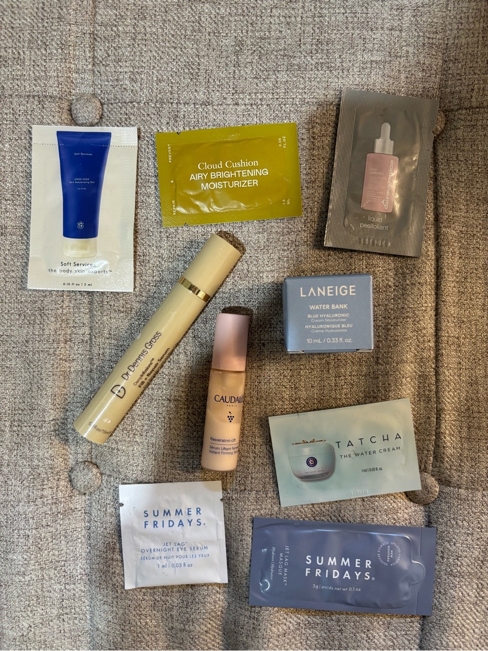 Skincare Sample Bundle Tatcha Laneige Summer Fridays Caudalie Dr Dennis Gross